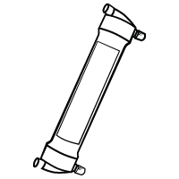 Dialysator Strichzeichnung